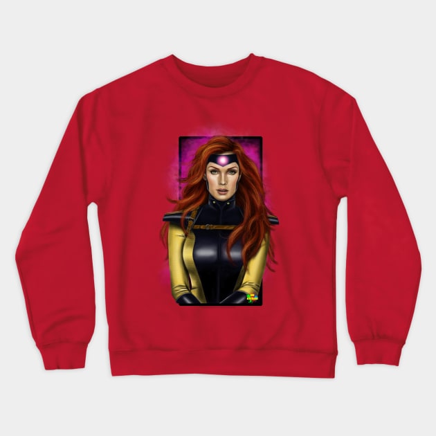 jean grey Crewneck Sweatshirt by NRO Arte Digital